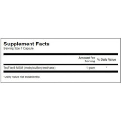 SWANSON MSM 1.000mg Joint Health and Mobility Uztura bagātinātājs 120 kapsulas