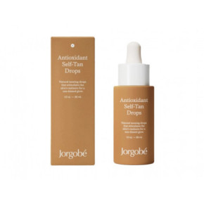 Jorgobé Antioxidant Self Tan Drops Pašiedeguma serums 30ml