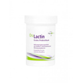 ApaCare OraLactin Oral Probiotics Mutes probiotikas ar C vitamīnu 30g
