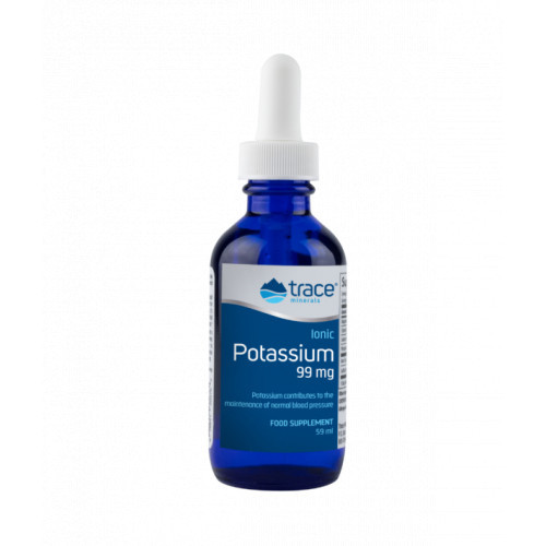 Trace Minerals Ionic Potassium 99mg Jonu pilieni (kālijs) 59ml