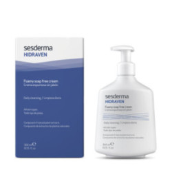 Sesderma Hidraven Foamy Soap Free Cream Ziepes nesaturošs putojošs mazgāšanas līdzeklis 300ml