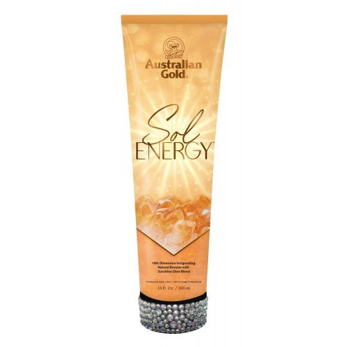 Australian Gold Sol Energy Natural Bronzer With Sunshine Glow Blend Krēms sauļošanai solārijā 300ml
