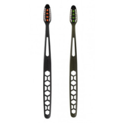 Jordan Ultralite 1+1 Toothbrush Medium Zobu birstes komplekts Green + Black