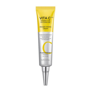 Missha Vita C Plus Eraser Toning Cream Tonizējošais, mirdzošais sejas krēms 30ml