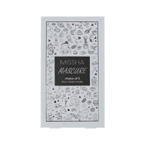 Missha Mascure Solution Sheet Mask Gift Set Sejas masku komplekts Komplekts