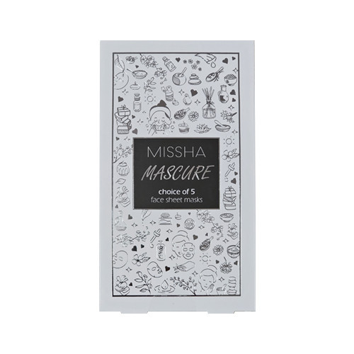 Missha Mascure Solution Sheet Mask Gift Set Sejas masku komplekts Komplekts