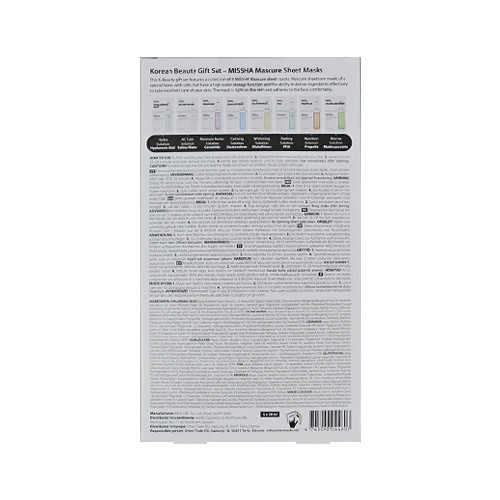 Missha Mascure Solution Sheet Mask Gift Set Sejas masku komplekts Komplekts