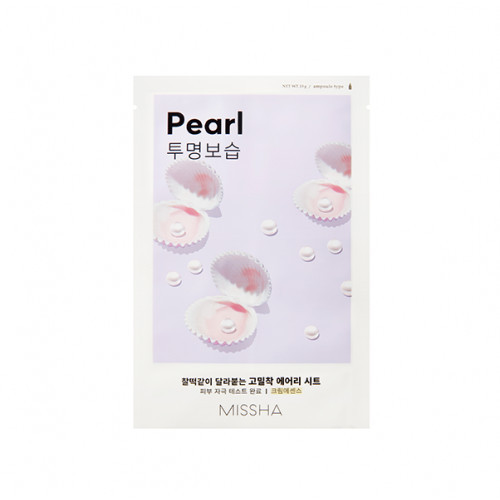 Missha Airy Fit Sheet Mask Pearl Sejas maska 19g