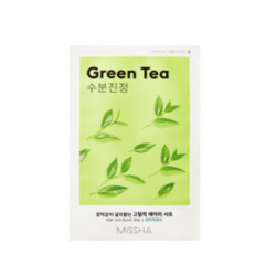Missha Airy Fit Sheet Mask Green Tea Sejas maska 19g