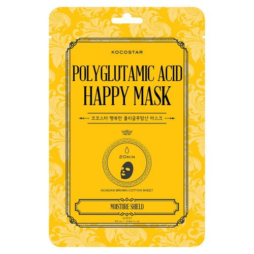 Kocostar Polyglutamic Acid Happy Mask Mitrinoša sejas maska 1 gab.