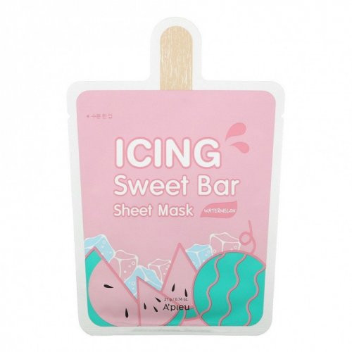 A'pieu Icing Sweet Bar Sheet Mask - Watermelon Sejas maska 1 gab.