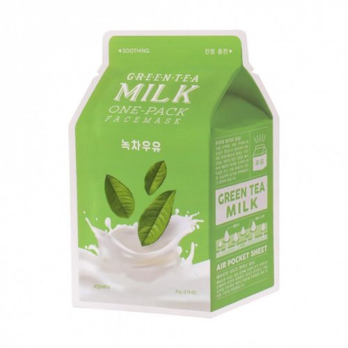 A'pieu Green Tea Milk One-Pack Sejas maska 1 gab.