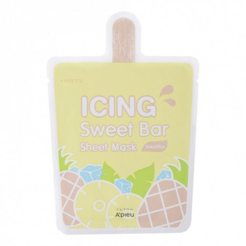 A'pieu Icing Sweet Bar Sheet Mask - Pineapple Sejas maska 1 gab.