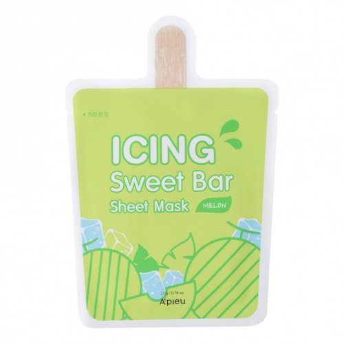 A'pieu Icing Sweet Bar Sheet Mask - Melon Sejas maska 1 gab.