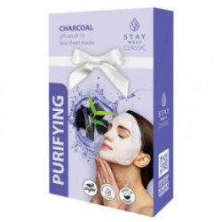 STAY WELL Classic Mask Purifying Charcoal Attīroša sejas maska 1 gab.