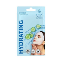 STAY WELL Classic Mask Hydrating Cucumber Mitrinoša sejas maska 1 gab.
