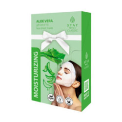 STAY WELL Classic Mask Moisturizing Aloe Vera Mitrinoša sejas maska 1 gab.