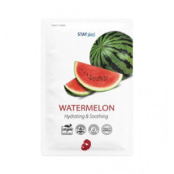 STAY WELL Climate Neutral Hydrating & Soothing Sheet Mask Watermelon Mitrinoša un nomierinoša sejas maska 1 gab.