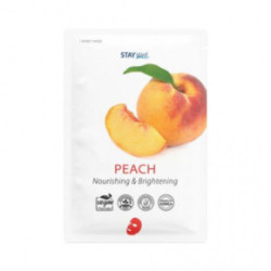STAY WELL Climate Neutral Hydrating & Firming Sheet Mask Peach Mitrinoša un nostiprinoša sejas maska 1 gab.