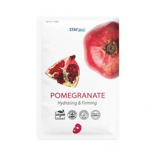 STAY WELL Climate Neutral Nourishing & Brightening Sheet Mask Maitinanti ir šviesinanti veido kaukė 1 gab.