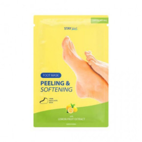 STAY WELL Peeling & Softening Foot Mask Lemon Pīlinga pēdu maska ar citronu 1 Paire