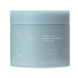 Soroci Derma Lab Herbal Soothing Toner Pad Nomierinoši tonizējoši spilventiņi 80vnt