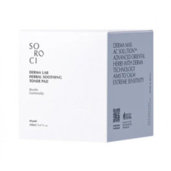 Soroci Derma Lab Herbal Soothing Toner Pad Nomierinoši tonizējoši spilventiņi 80vnt