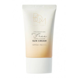 BOM Foundation-Free SPF50+PA++++ Saules aizsargkrēms ar toni 50ml