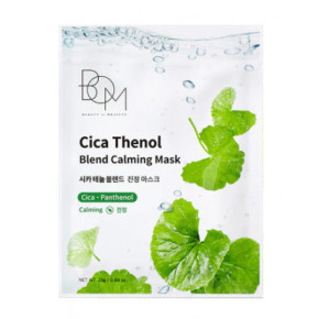 BOM Cica Thenol Blend Calming Mask Ādu nomierinošas lokšņu sejas maskas 1 gab.