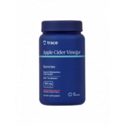 Trace Minerals Apple Cider Vinegar 500mg Ābolu sidra etiķa gumijas 60 Košļājamās tabletes