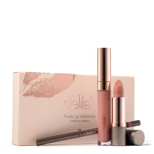 Delilah Nude Lip Wardrobe Dekoratīvās kosmētikas komplekts lūpām Komplekts