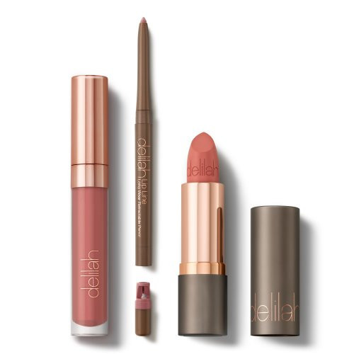 Delilah Nude Lip Wardrobe Dekoratīvās kosmētikas komplekts lūpām Komplekts