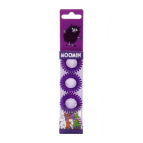 MOOMIN Hair Ring Purple Matu gumijas 4gab