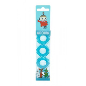 MOOMIN Hair Ring Blue Matu gumijas 4gab