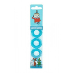 MOOMIN Hair Ring Blue Matu gumijas 4gab