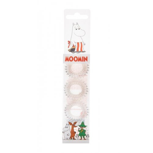 MOOMIN Hair Ring Transparent Matu gumijas 4gab