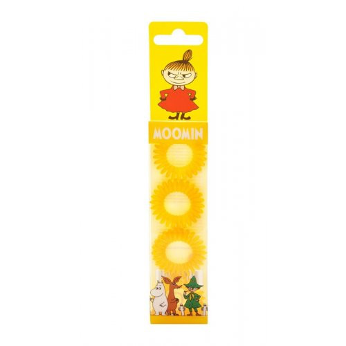 MOOMIN Hair Ring Yellow Matu gumijas 4gab