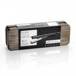 Diva Pro Styling Ultra Fast Platinum Titanium Styler Taisnotājs ar titāna plāksnēm 1 gab.