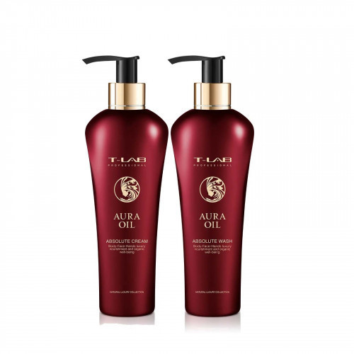 T-LAB Professional AURA OIL Body Set Ķermeņa kopšanas komplekts