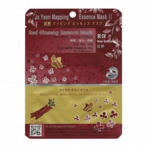 Ja Yeon Mapping Red Ginseng Essence Mask Sejas maska ar sarkano žeņšeņa ekstraktu 24g