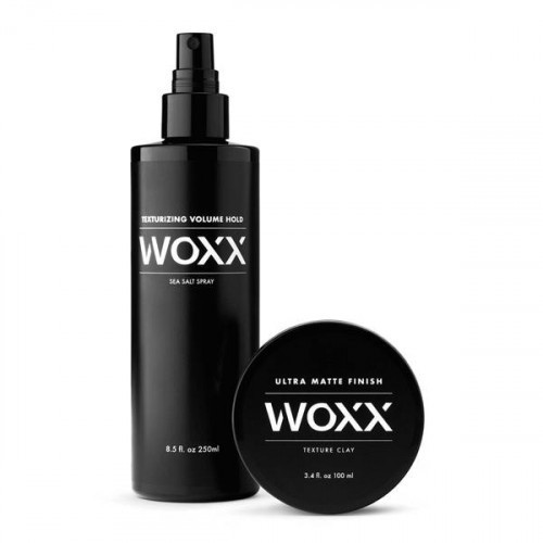 WOXX Sea Salt Spray & Texture Clay Set Matu kopšanas komplekts vīriešiem