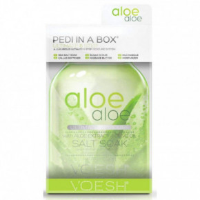 VOESH Ultimate 6 Steps Pedi In A Box 6in1 Aloe Aloe Komplekts pēdām Komplekts