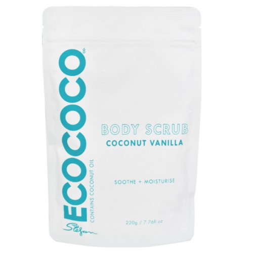 ECOCOCO Vanilla Body Scrub Mitrinošs ķermeņa skrubis 220g