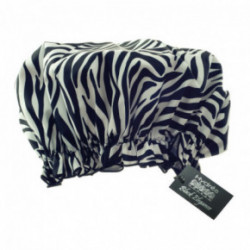 Hydrea London Eco-friendly Shower Cap Dušas cepurīte Zebra