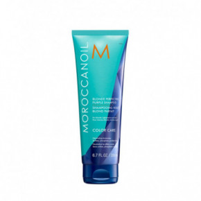 Moroccanoil Blond Perfecting Purple Shampoo Šampūns nevēlamo toņu neitralizēšanai 200ml