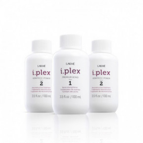 Lakme i.plex Trial Kit Atjaunojošs matu kopšanas komplekts 3x100ml