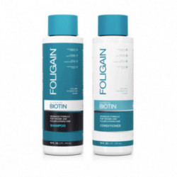 Foligain Rejuvenating Biotin Shampoo & Conditioner Atjaunojošs biotīna šampūns un kondicionieris