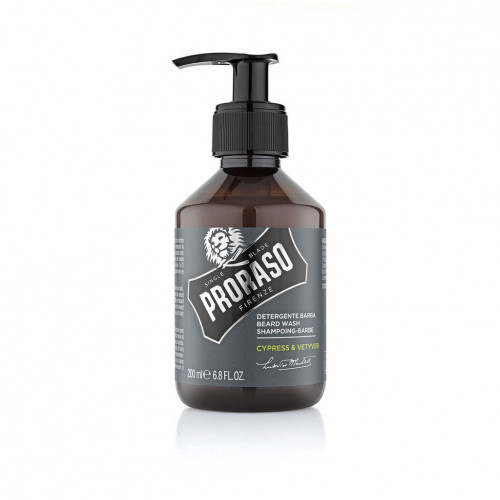 Proraso Cypress & Vetyver Beard Wash Bārdas mazgāšana 200ml