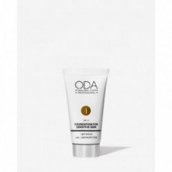 ODA Foundation For Sensitive Skin Nr. 1 Maskējošais krēms 30ml
