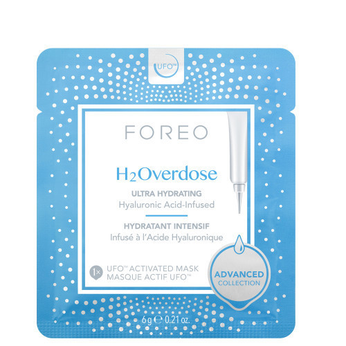 Foreo H2O Overdose Intensīvi mitrinoša sejas maska sausai ādai 6 gab.